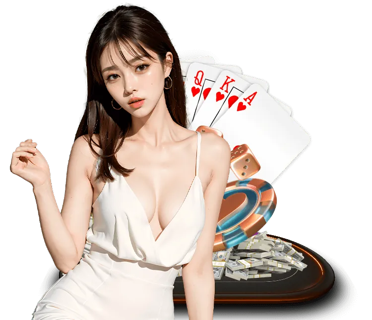 Hình ảnh sòng bạc trực tuyến với người chia bài thật và bàn Baccarat